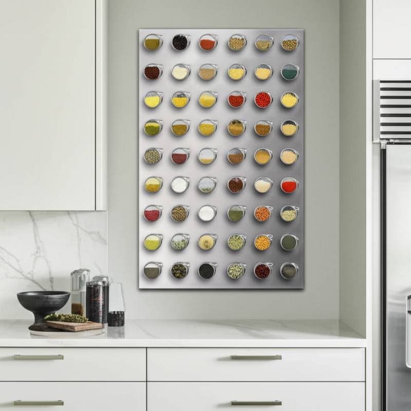 Image for Magnetic Spice Walls Turn Kitchen Chaos Into Calm