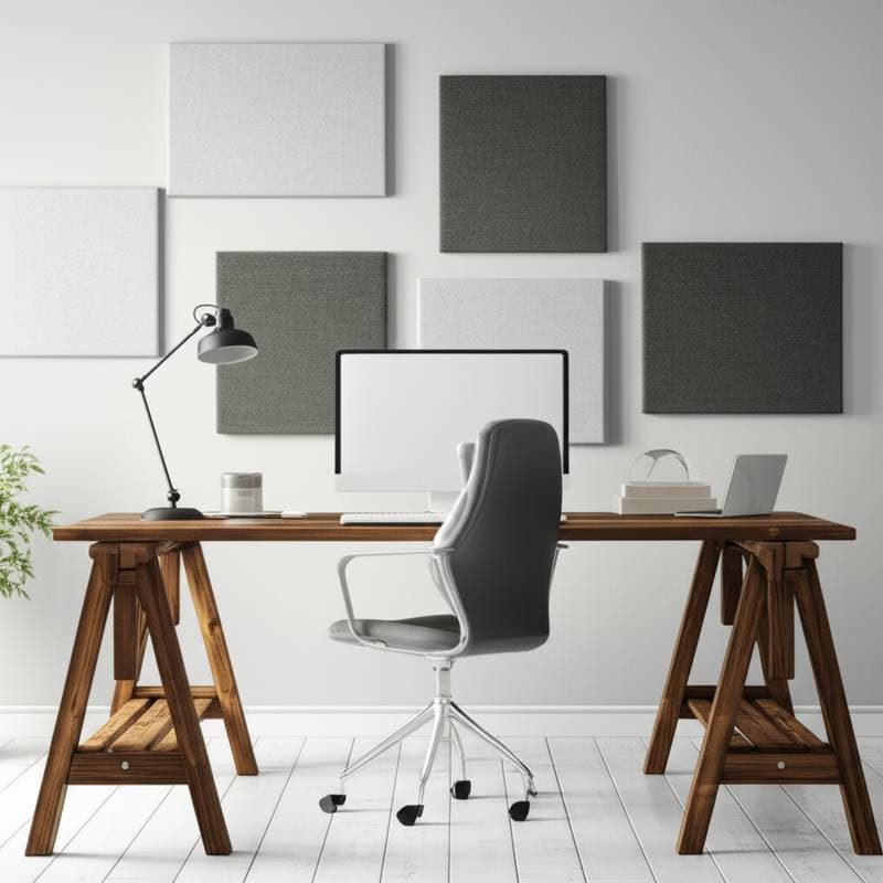 Image for DIY Acoustic Panels Cut Office Noise for Under $50