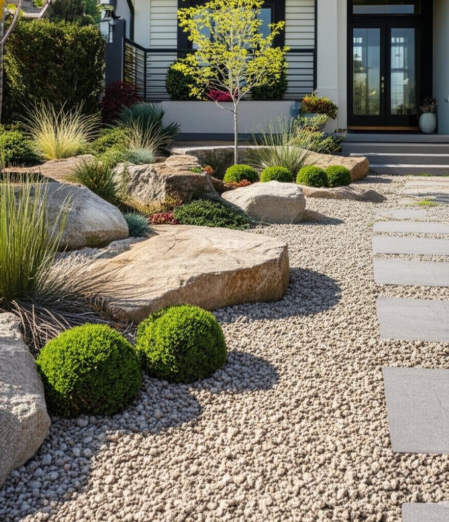 Image for Gravel Gardens Replace Lawns With Less Water and Work
