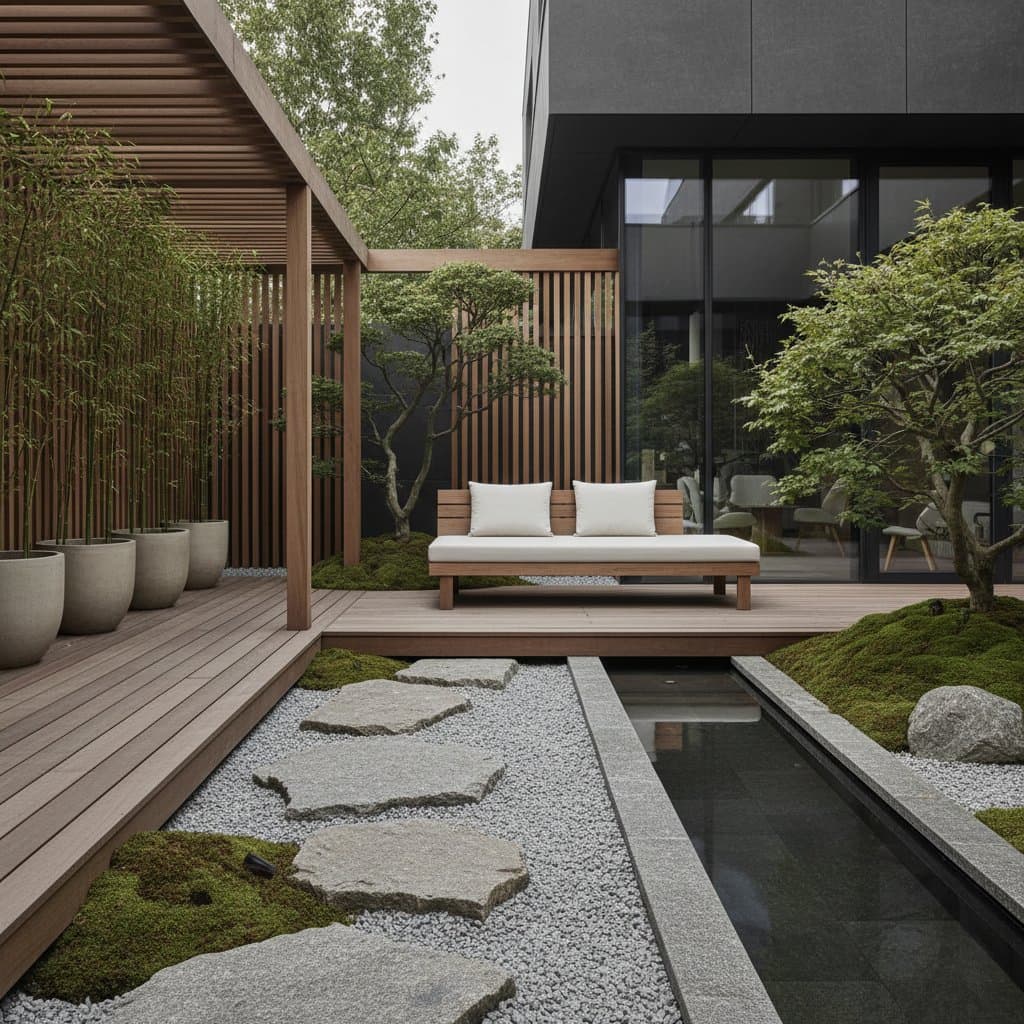 Image for Why Japandi Gardens Blend Japanese Zen with Nordic Calm