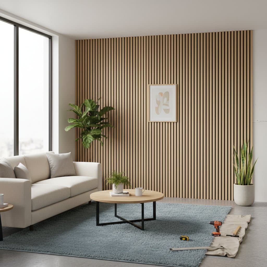 Image for Acoustic Slat Walls Soften Sound and Hide Flaws