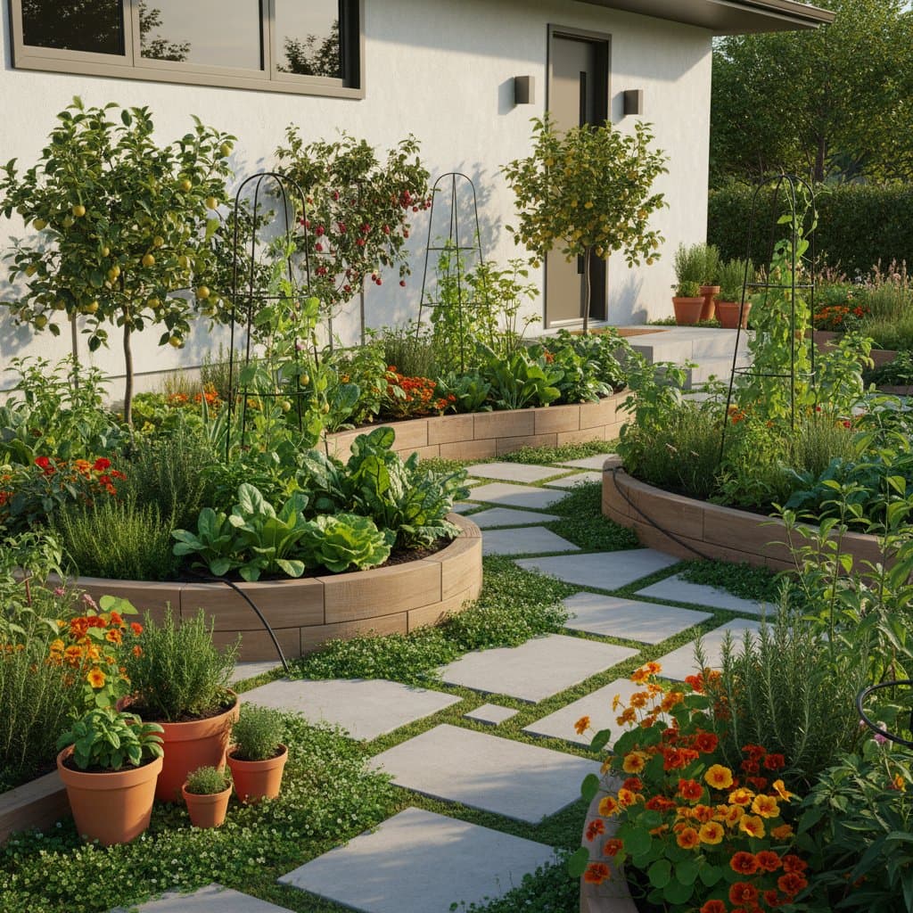 Image for Blend Beauty and Food Production in Your Front Yard
