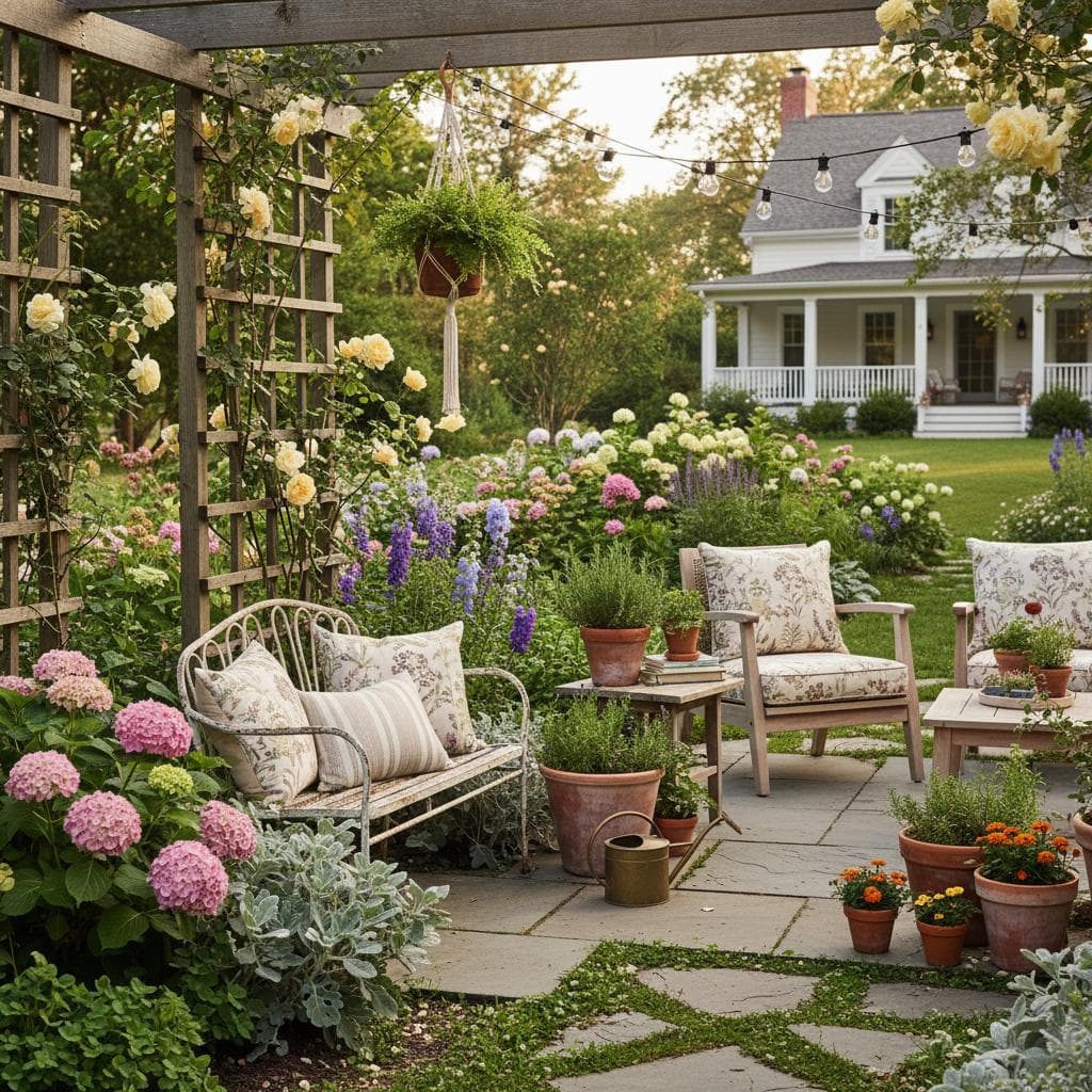 Image for Why Grandmillennial Gardens Feel Like Home in 2025