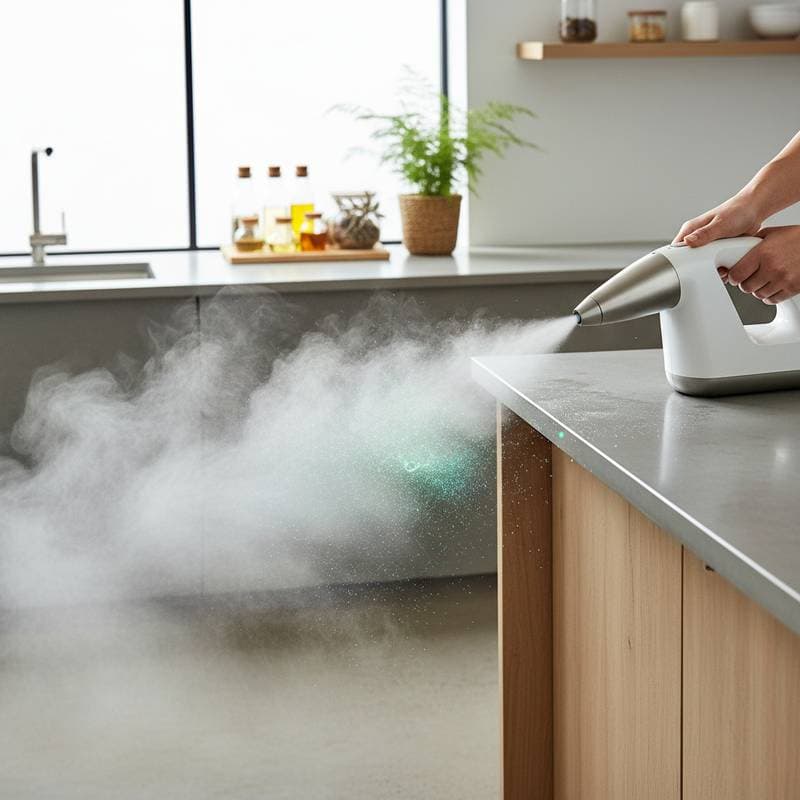 Image for Steam Sanitizes Without Chemicals at High Heat