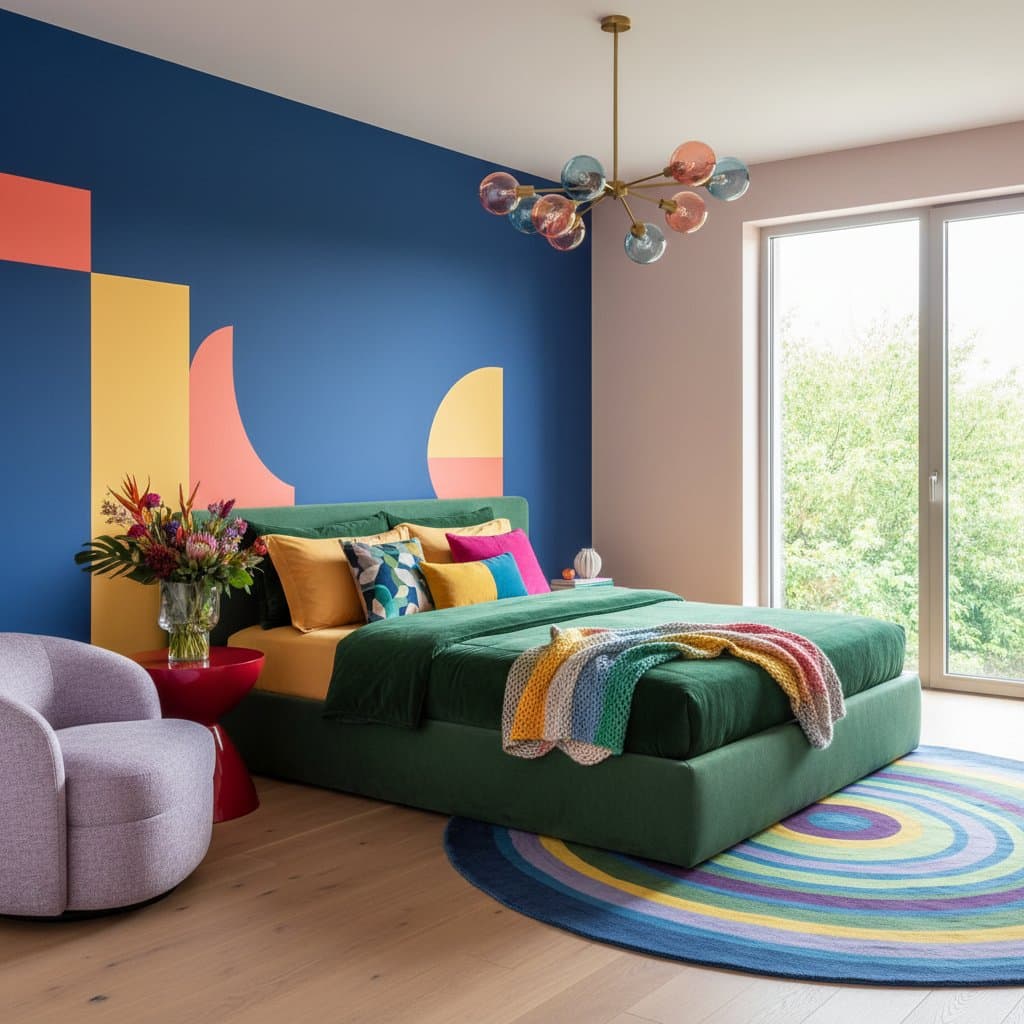 Image for Bold Colors Transform Bedrooms Into Mood Sanctuaries
