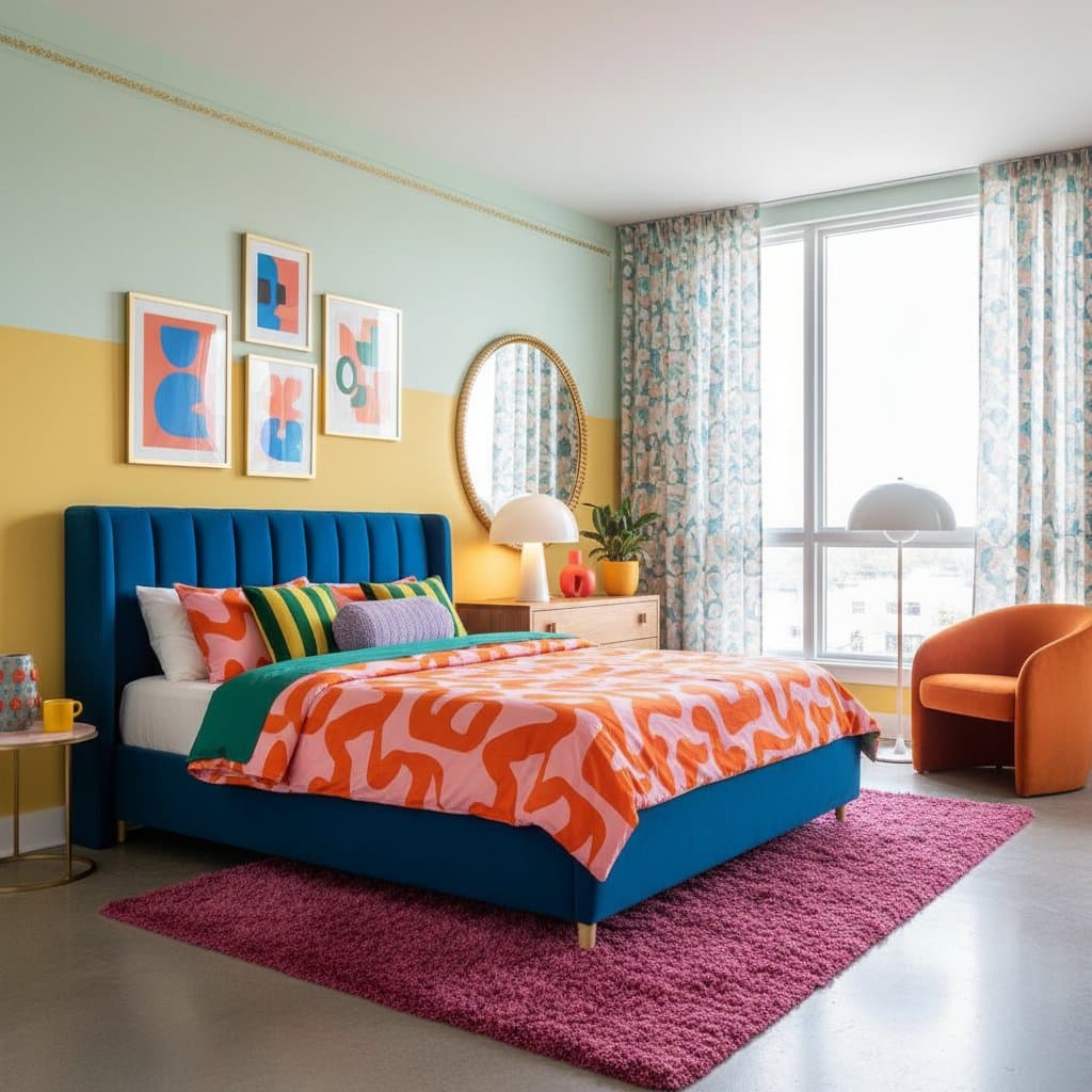 Featured image for Dopamine Decor Brings Bold Color Back to Bedrooms