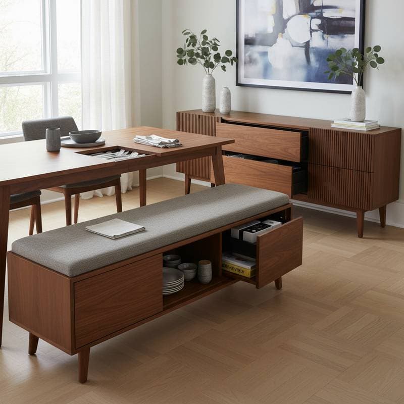 Image for Hidden Storage Makes Dining Rooms Work Harder