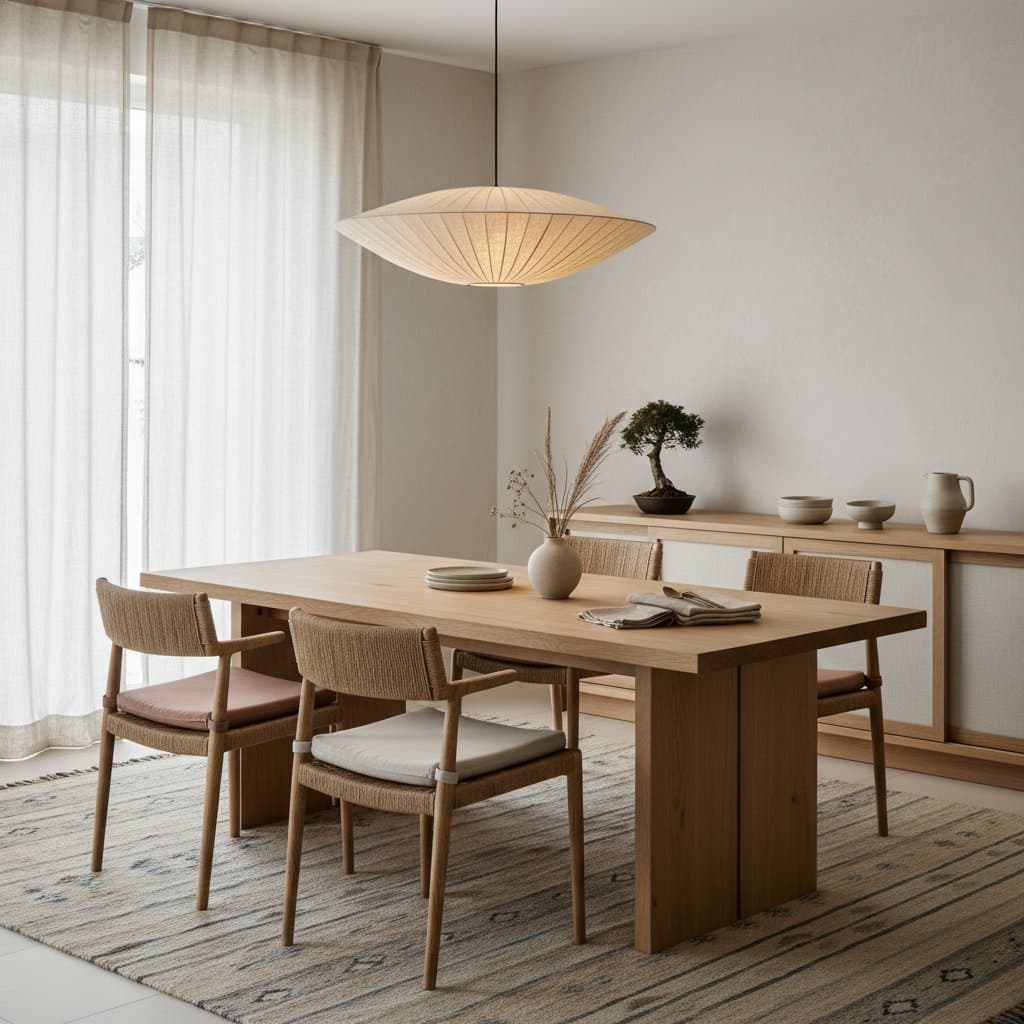 Image for Japandi Fusion Redefines Dining Rooms for 2025