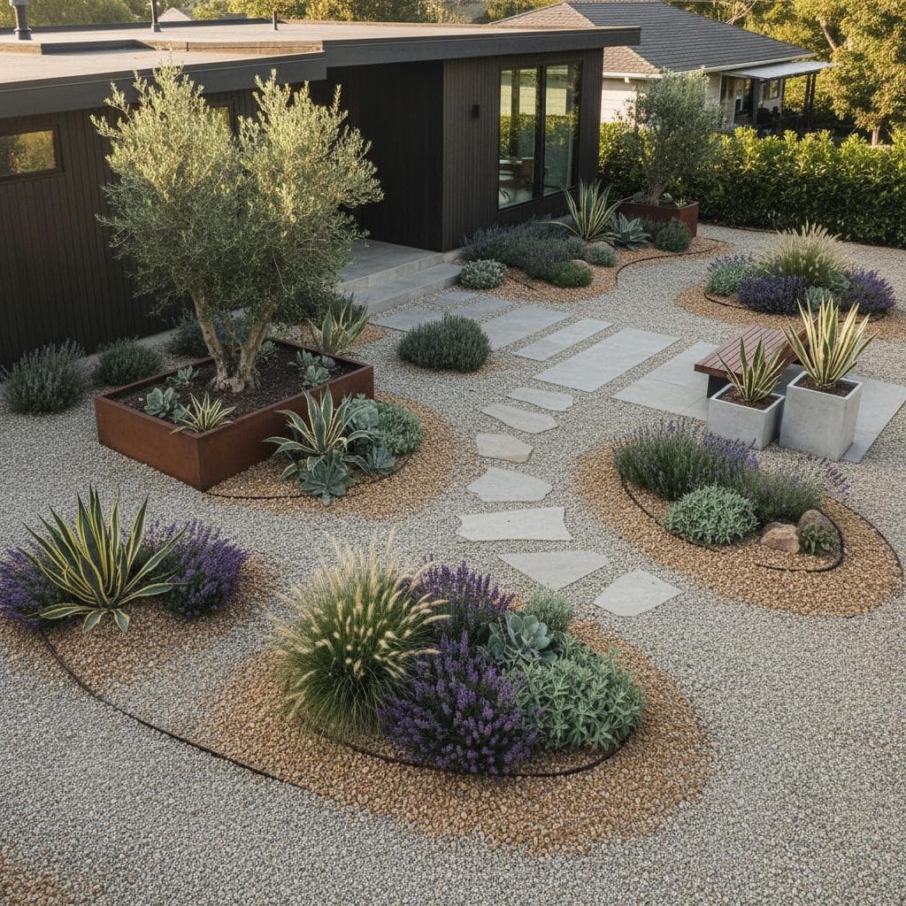 Image for Gravel Gardens Replace Lawns With Less Water and Work