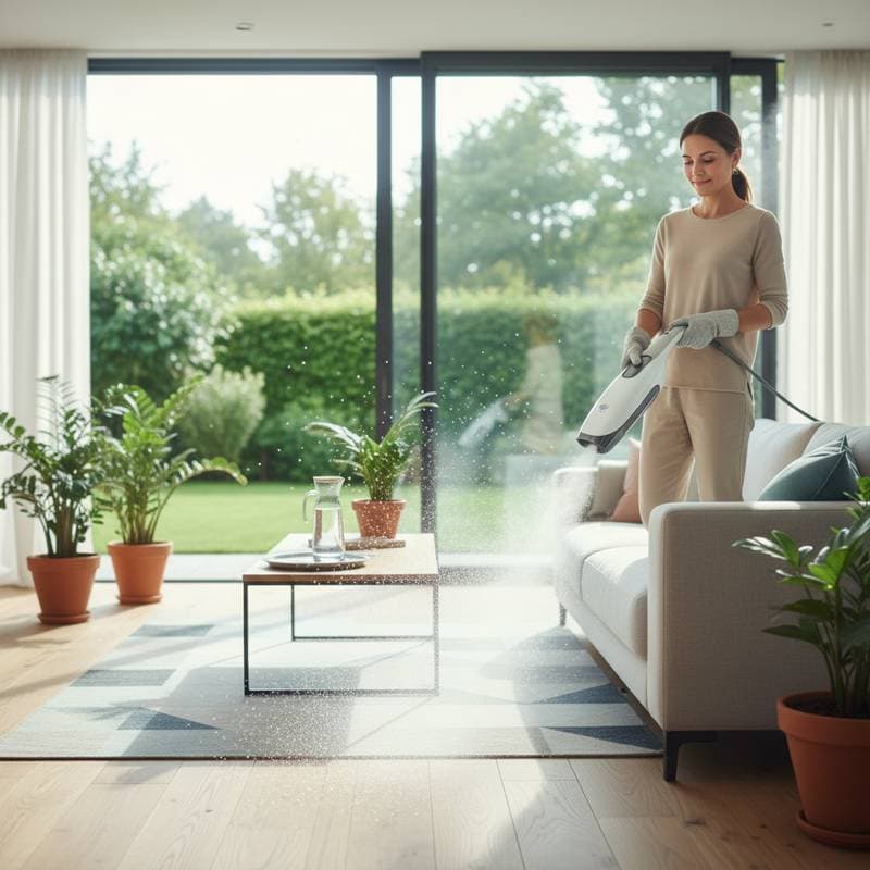 Image for Steam Cleaning Kills Germs Without Any Chemicals