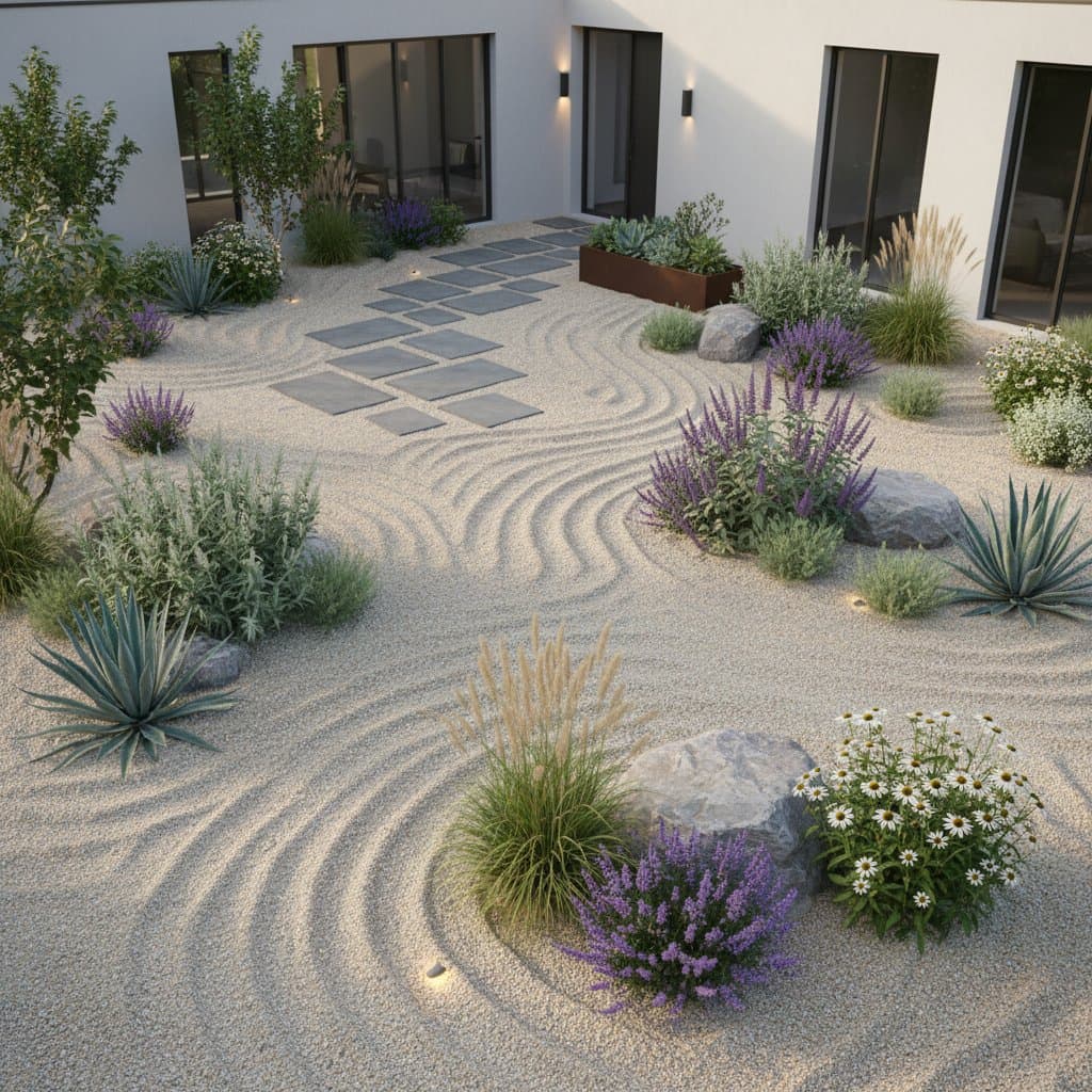 Image for Gravel Gardens Replace Lawns With Less Work