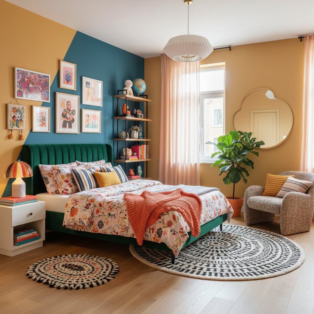 Image for Dopamine Decor Transformed My Beige Bedroom Into Joy