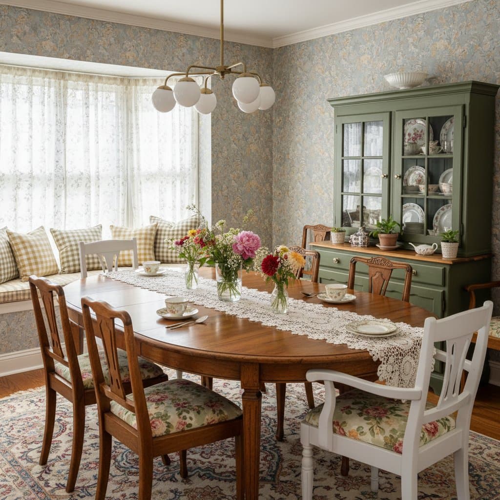 Image for Why Grandmillennial Dining Beats Fast Furniture Trends