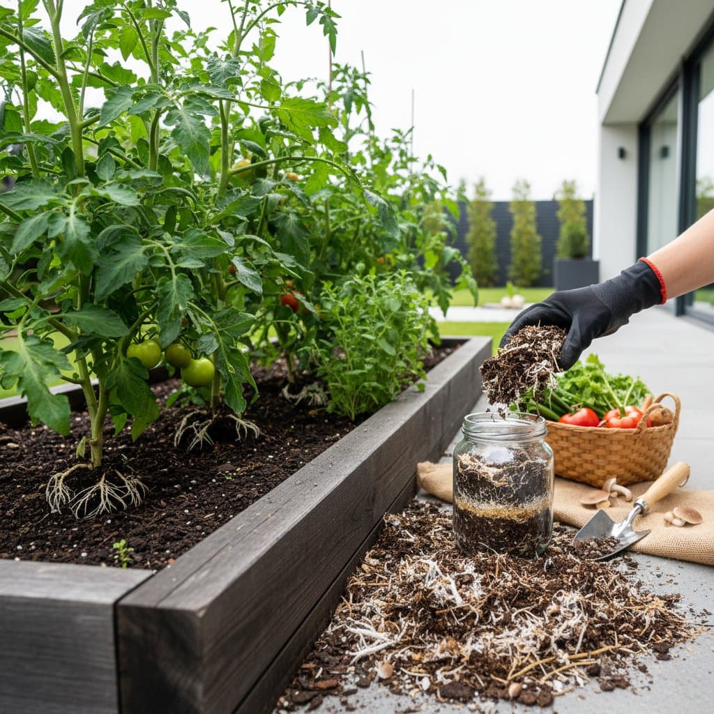Image for Why Mushroom Farms' Waste Builds Better Soil Than Fertilizer