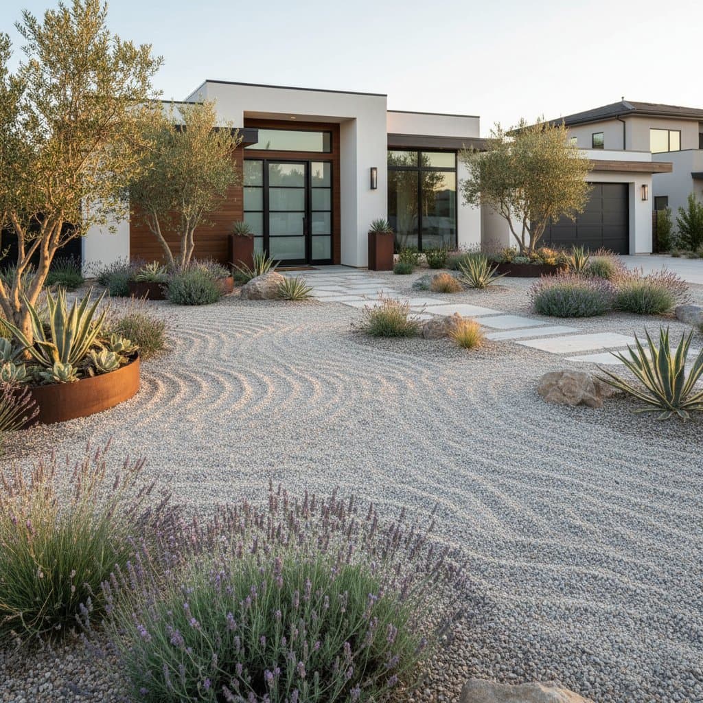 Image for Gravel Gardens Cut Lawn Care While Boosting Curb Appeal