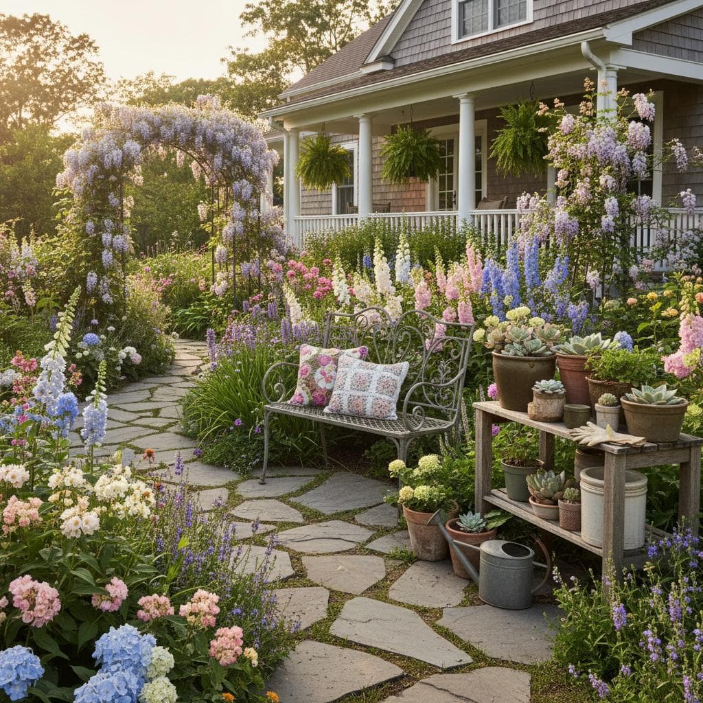 Image for Grandmillennial Gardens Blend Nostalgia with Ecology