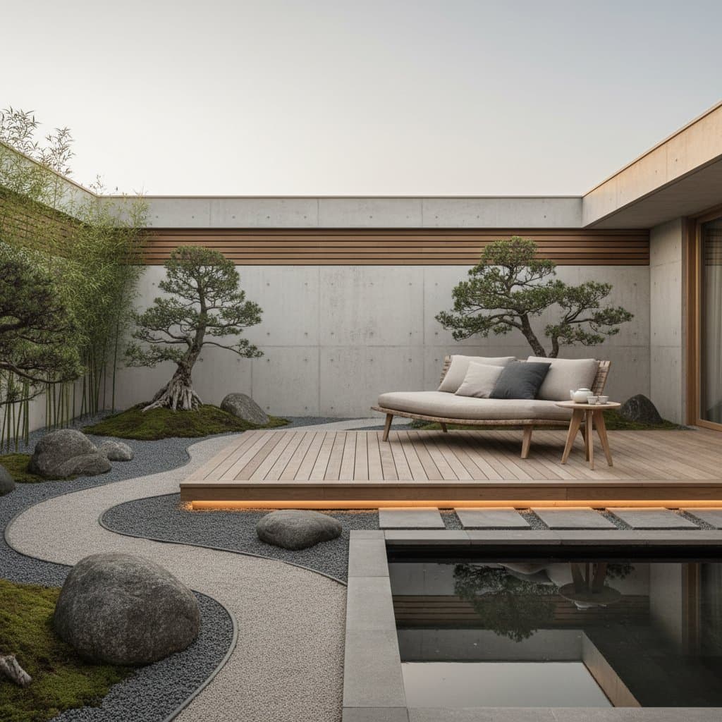 Image for Japandi Gardens Blend Japanese Zen With Scandinavian Calm