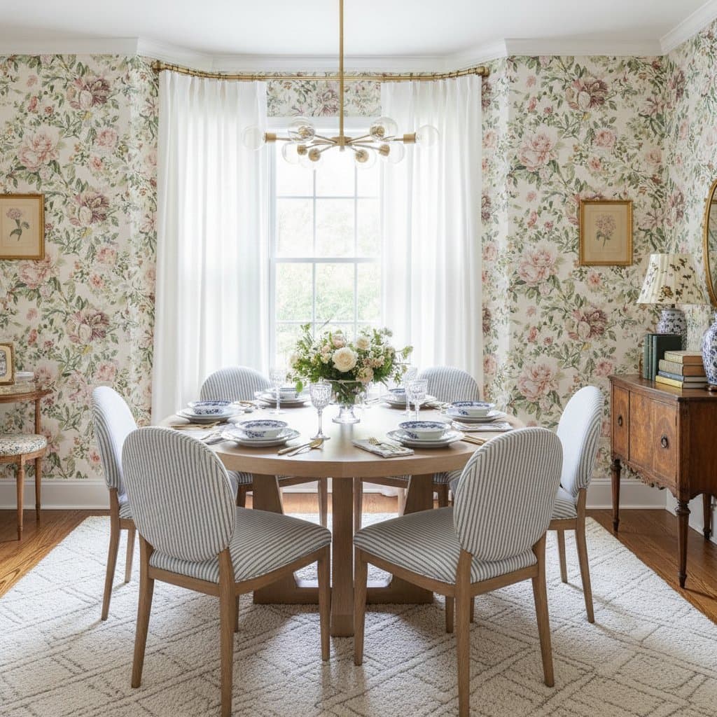 Image for Why Vintage Florals Define Grandmillennial Design
