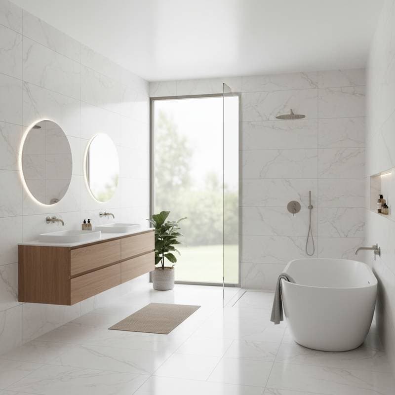 Image for Why Groutless Tile Eliminates Bathroom Cleaning Hassles