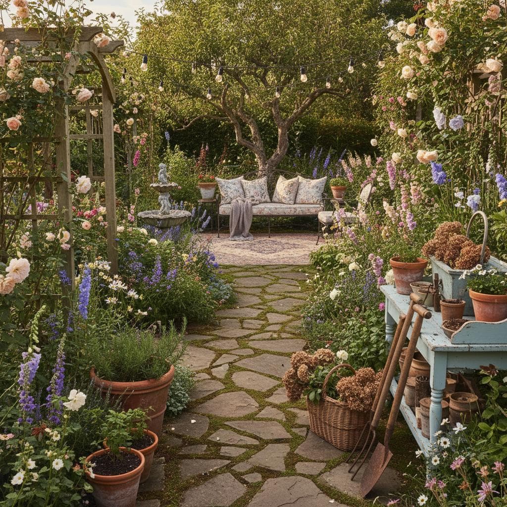 Image for Why Grandmillennial Gardens Feel More Lived-In Than Perfect