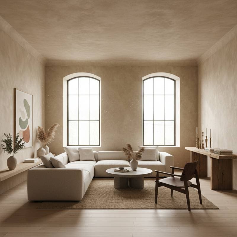 Image for Limewash Walls Bring Old-World Texture to Modern Homes