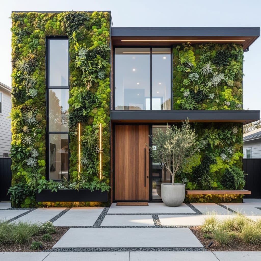 Image for Moss Walls Turn Plain Facades Into Living Retreats