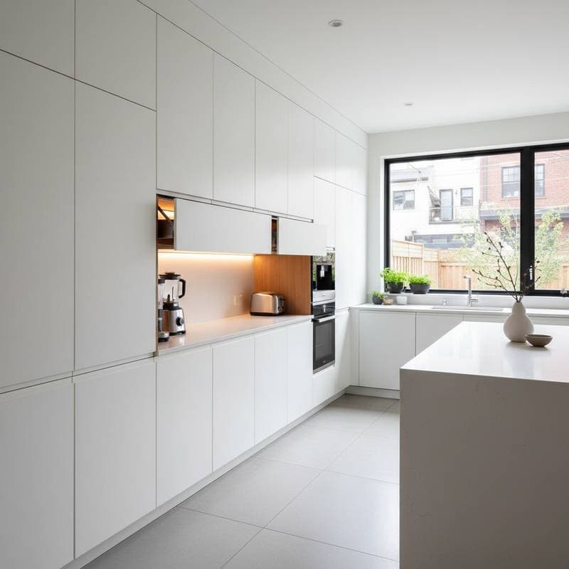 Image for Hidden Appliance Garages Keep Countertops Clear Daily