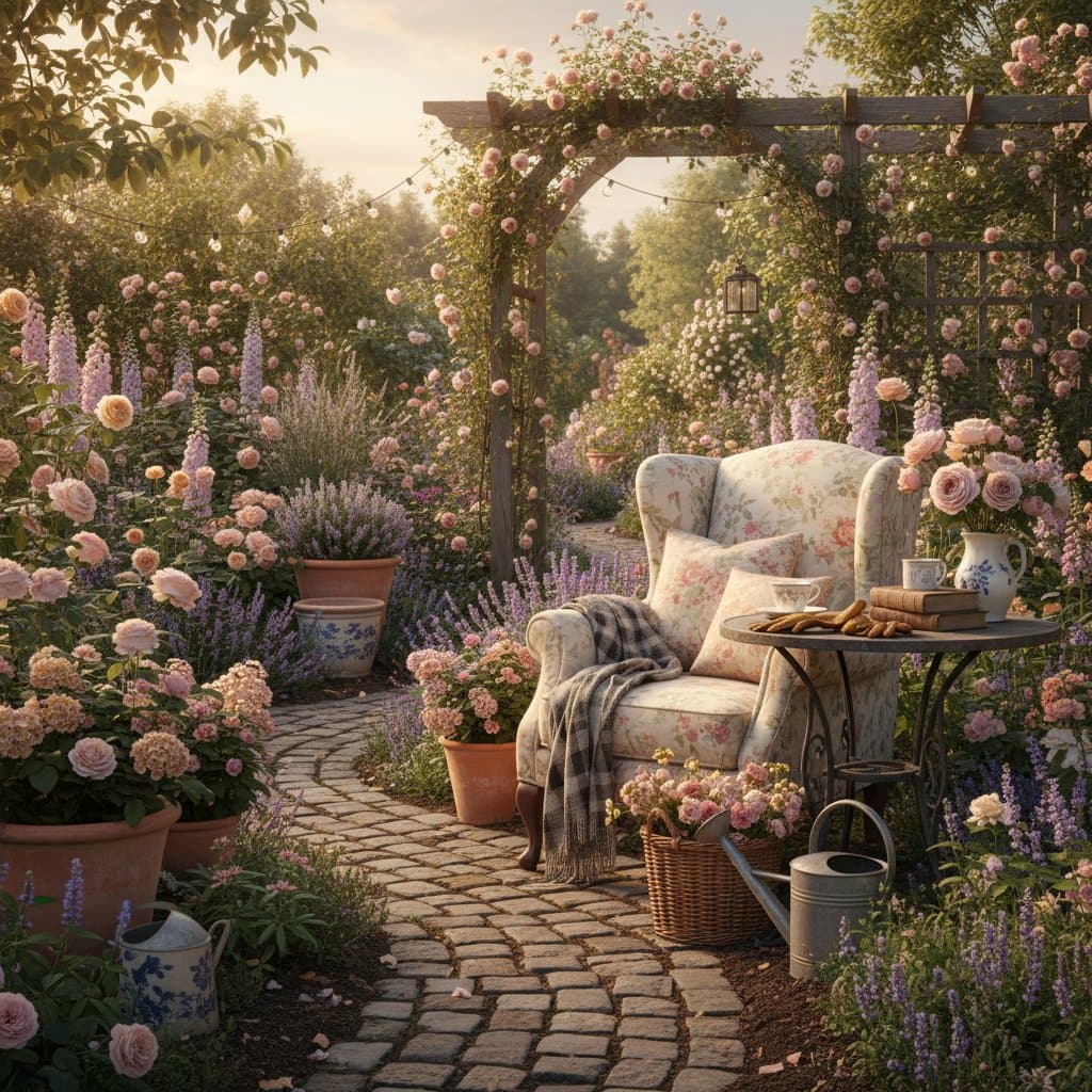 Image for Why Cottage Gardens Match the Grandmillennial Style