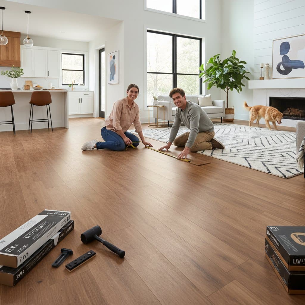 Image for LVP Flooring: The Waterproof Wood Look DIYers Love