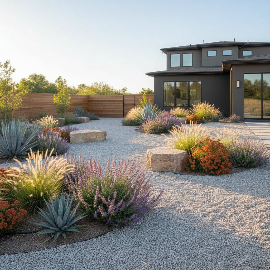 Image for Gravel Gardens Cut Lawn Work by 90 Percent