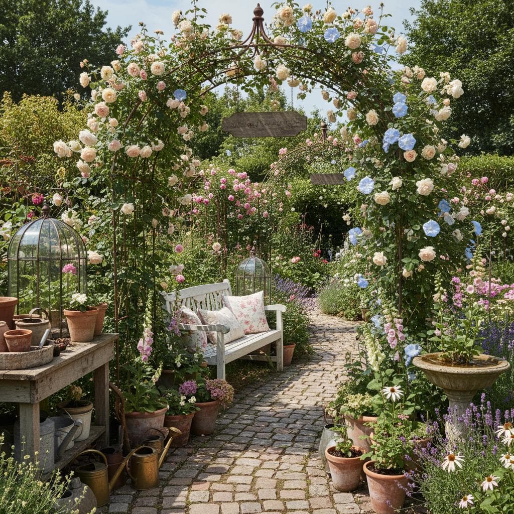 Image for Why Grandmillennial Gardens Rule 2025 Trends