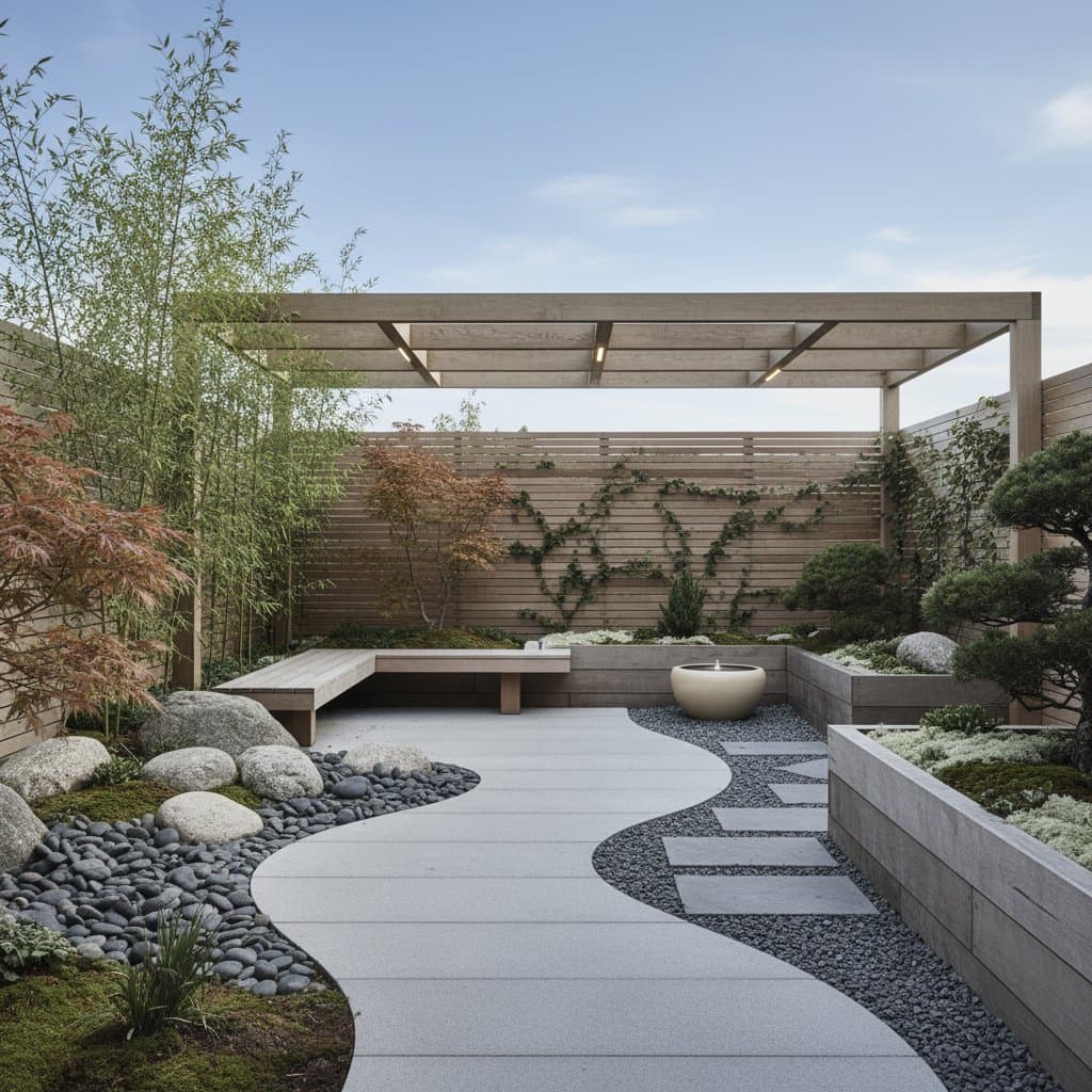 Image for Japandi Gardens Blend Japanese Zen With Scandi Warmth