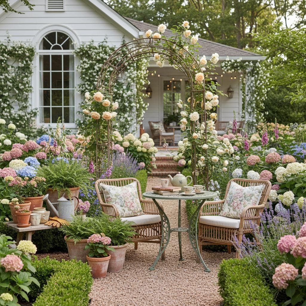 Image for Grandmillennial Gardens: Where Vintage Meets Function