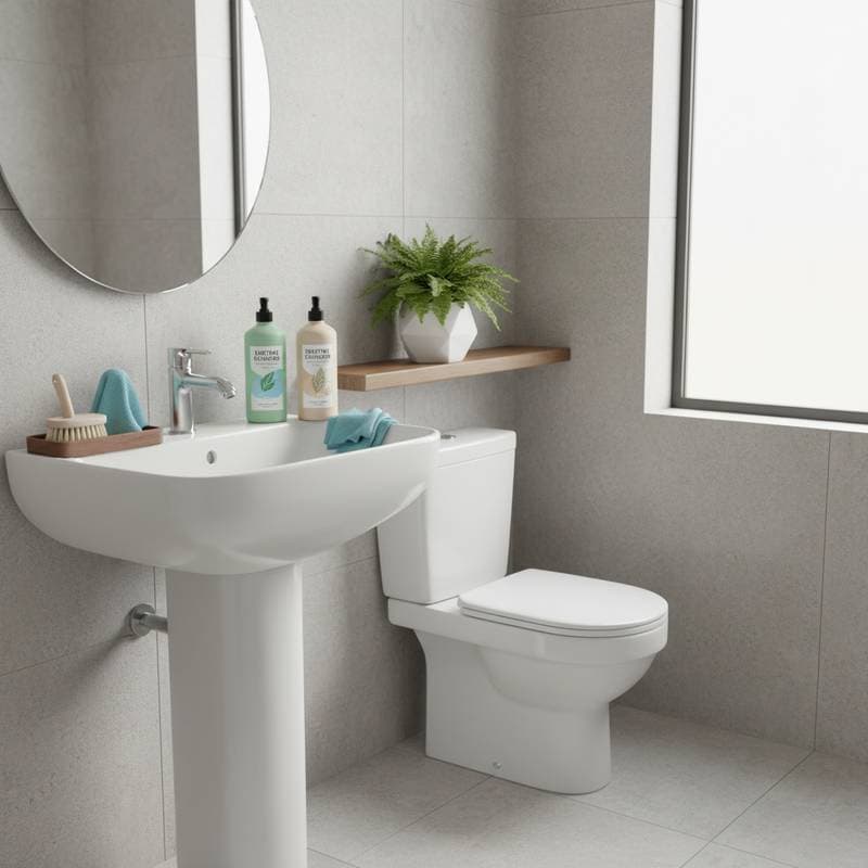 Image for Enzyme Cleaners Replace Bleach in Modern Bathrooms