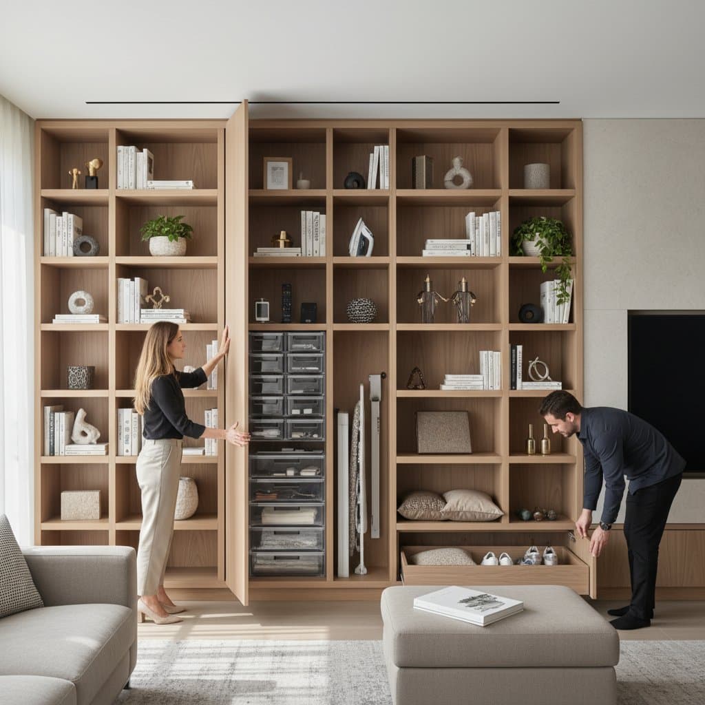 Image for Hidden Storage Maximizes Space Without Renovations