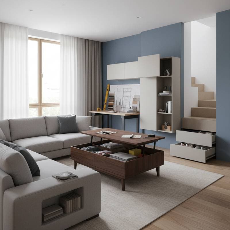 Image for Hidden Storage Furniture Solves What Bins Cannot