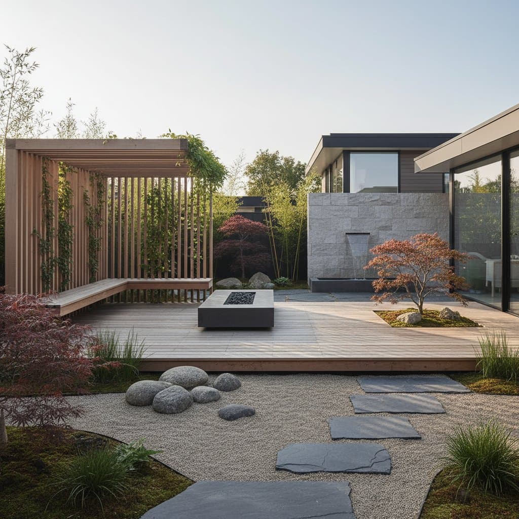 Image for Japandi Gardens Blend Zen Calm with Nordic Simplicity
