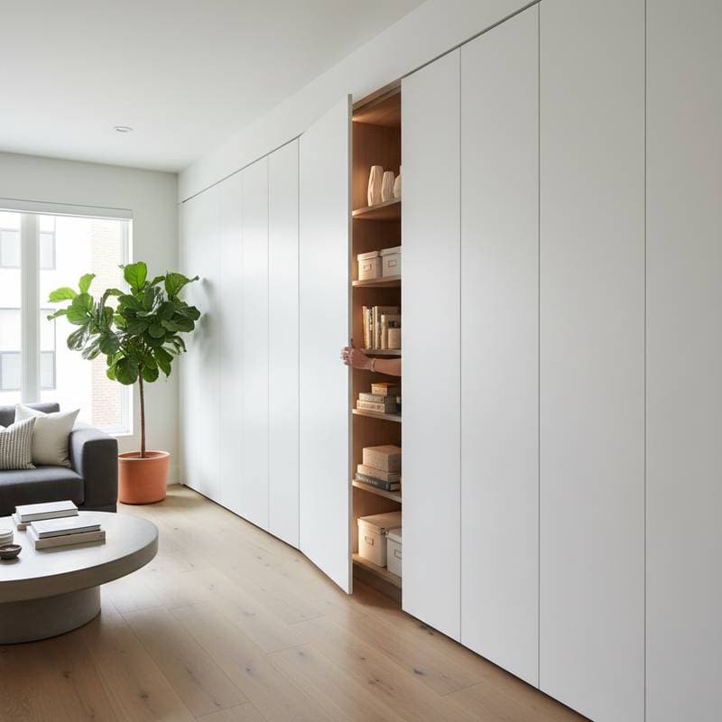 Image for Hidden Storage That Blends Into Your Walls