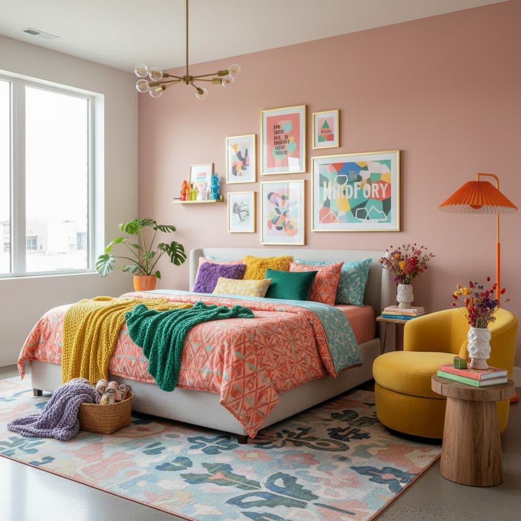 Image for Dopamine Decor Replaces Minimalism in Bedrooms