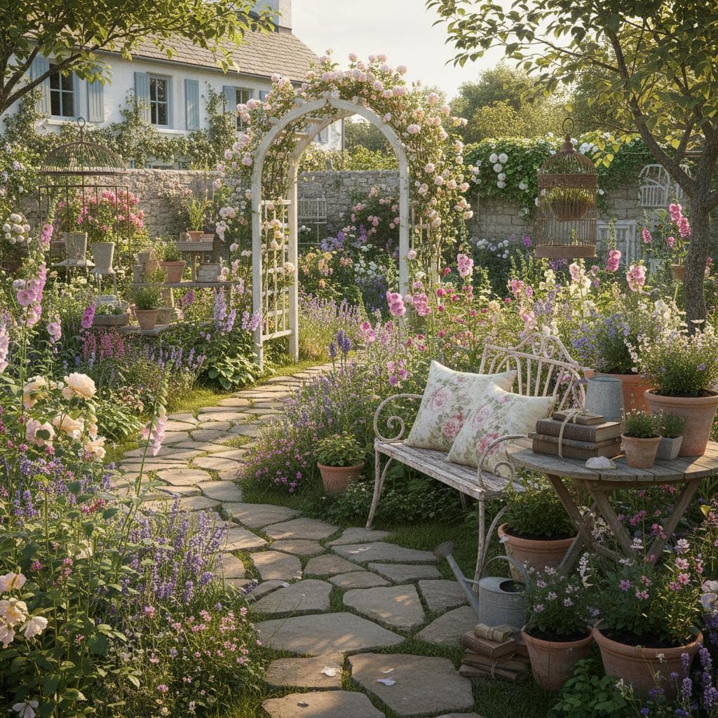 Image for Create a Cottage Garden With Vintage Charm on a Budget