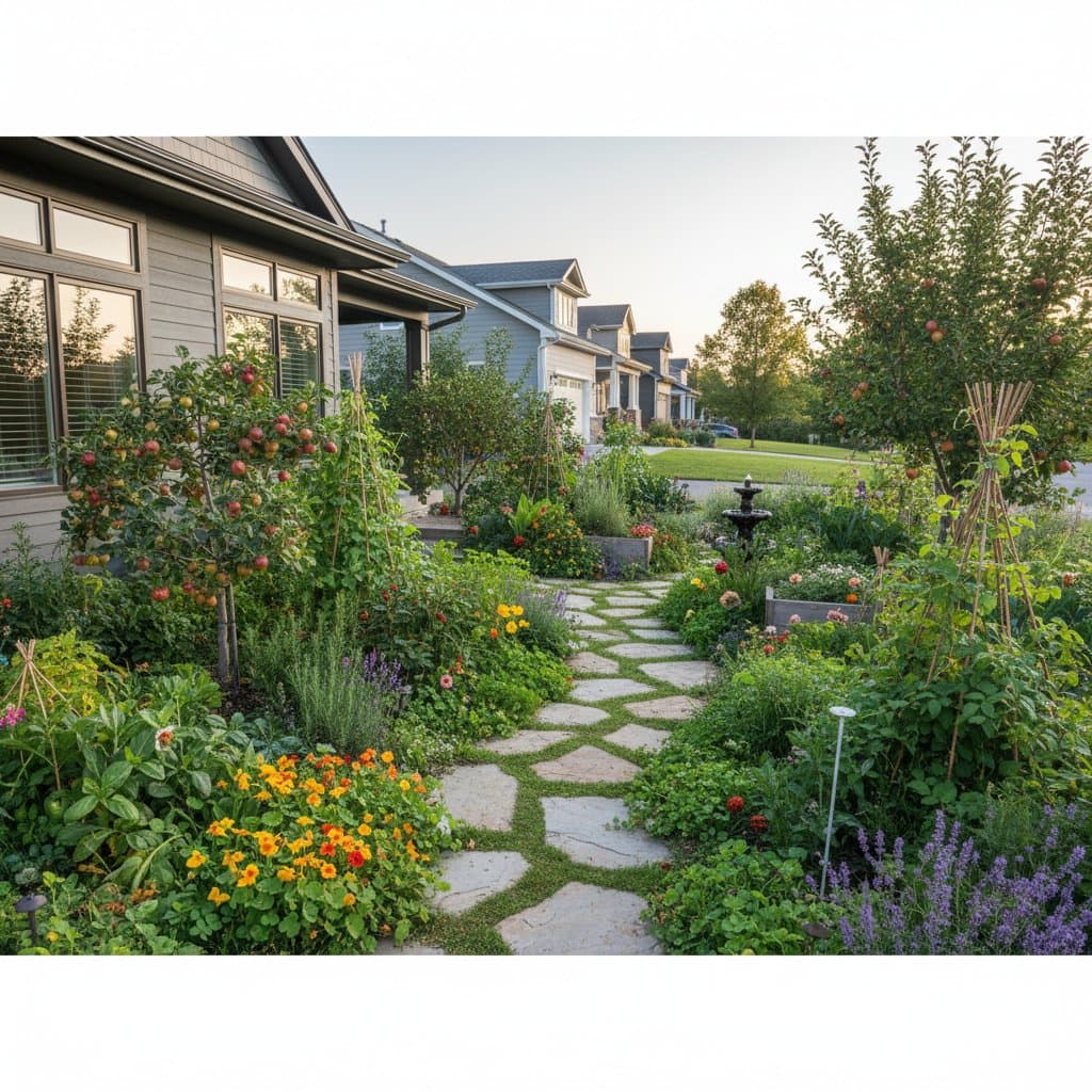 Image for Front Yards as Food Forests: Beauty Meets Function