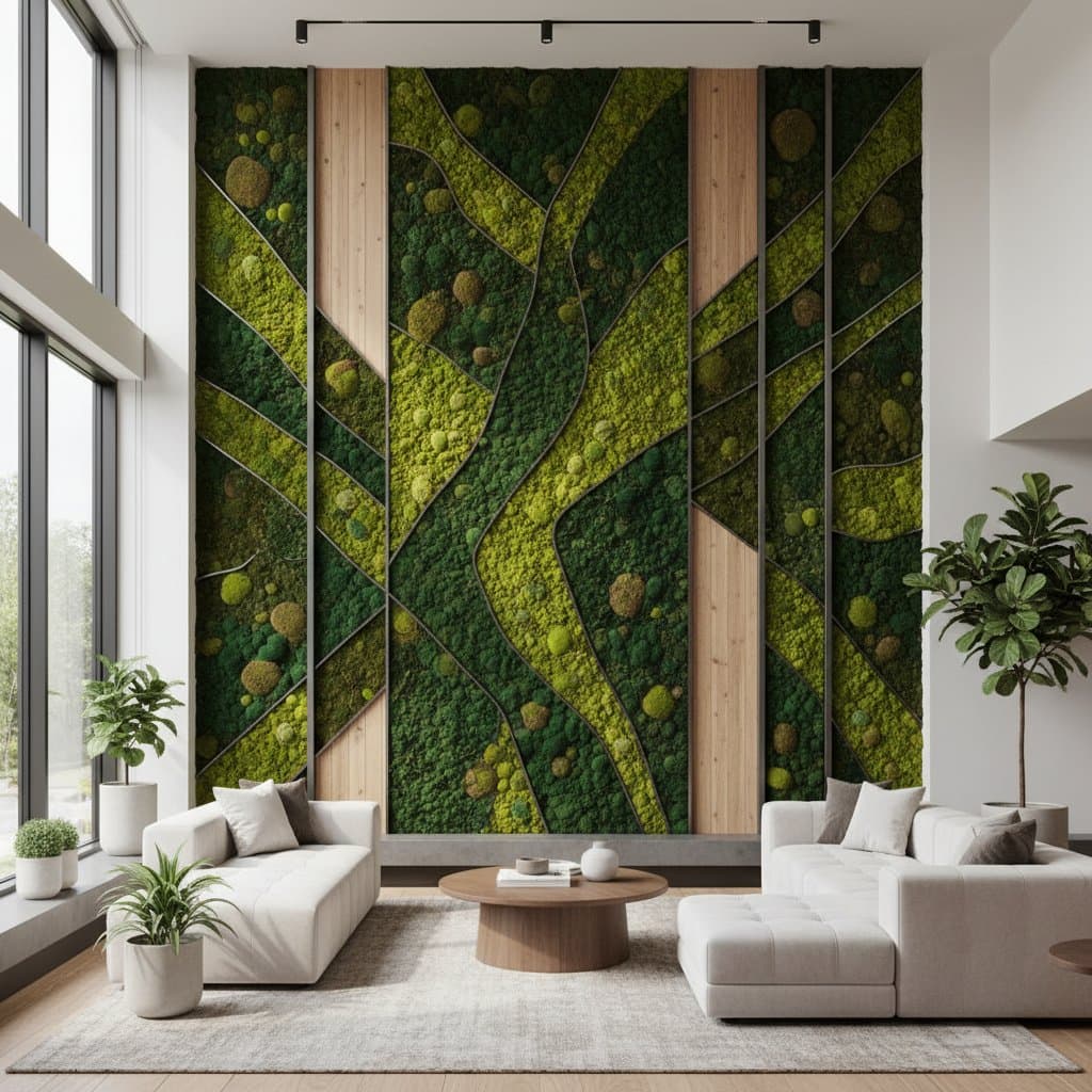 Image for Acoustic Moss Walls Cut Noise Without Curtains
