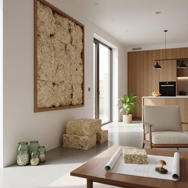 Image for Mushroom Roots Replace Fiberglass in Green Homes