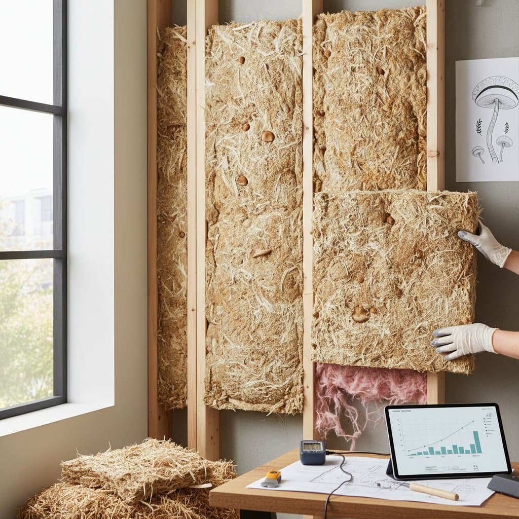 Image for Why Mycelium Insulation Outperforms Fiberglass