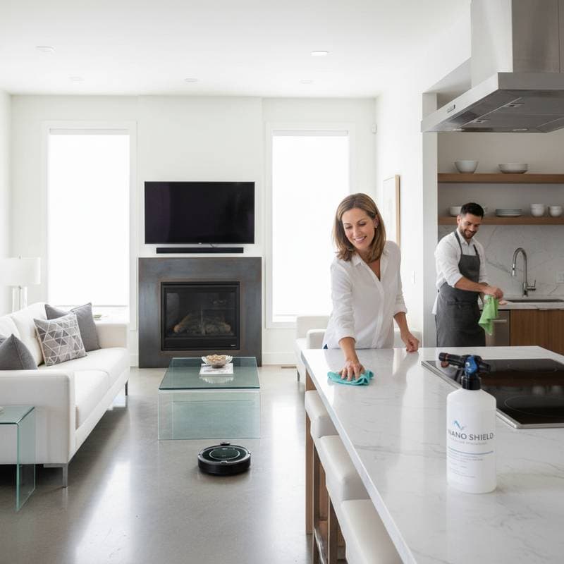 Image for Nano Coatings Cut Home Cleaning Time in Half