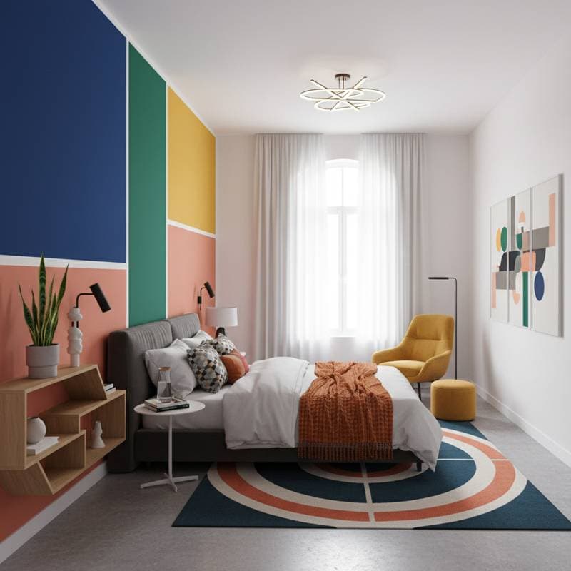 Image for Why Bold Bedroom Colors Fail Without Structure