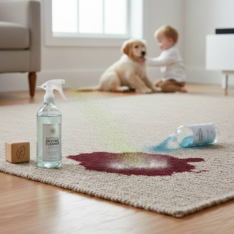 Image for Why Enzyme Cleaners Break Down Stains Chemical Sprays Only Mask