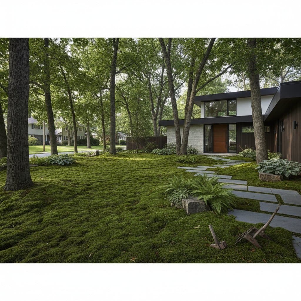 Image for Why Moss Lawns Thrive Where Grass Always Fails