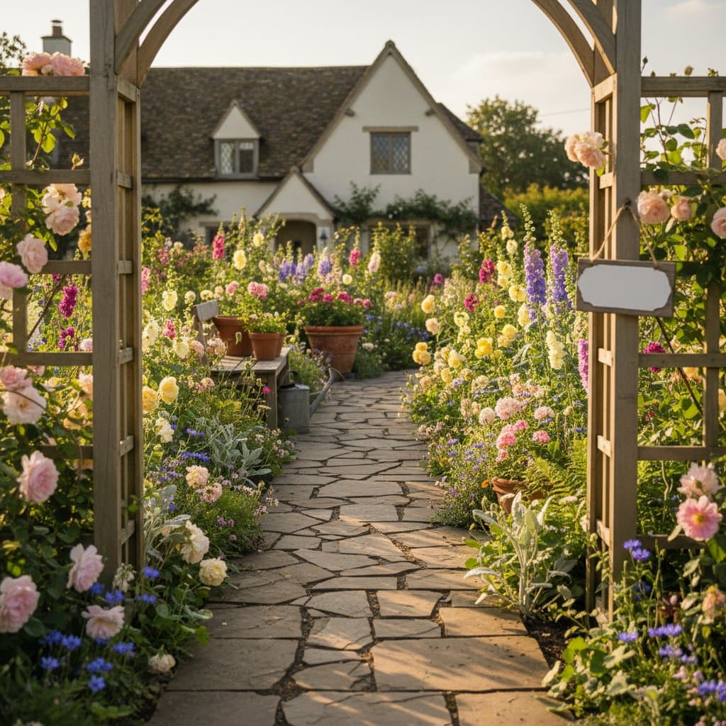 Image for Vintage Florals Bring Cottage Charm on a Budget