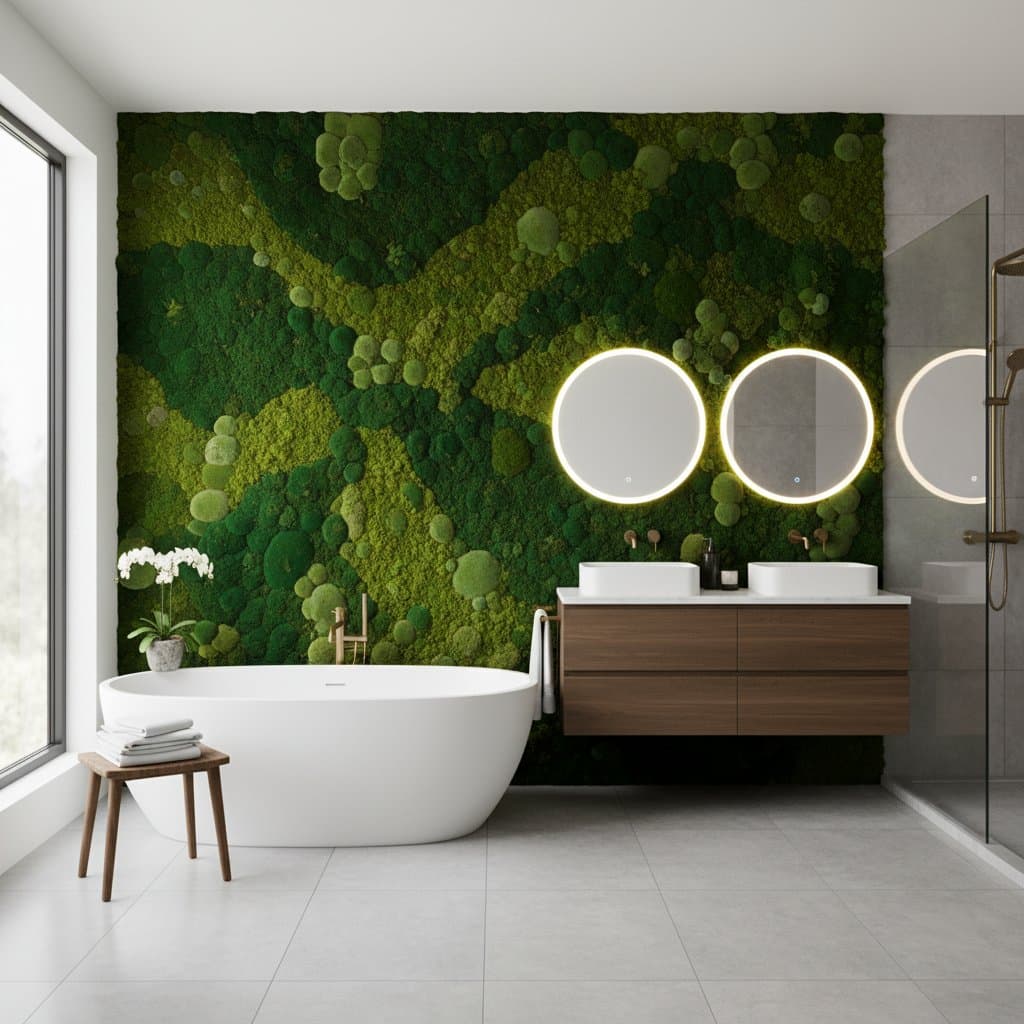 Image for Why Moss Walls Are Bathroom's Hottest Trend